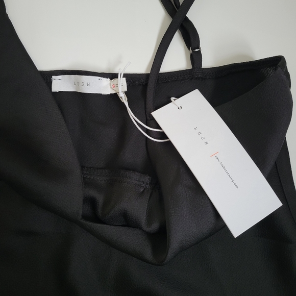 Lush Womens Black Tank Top Size Small - Picture 5 of 6